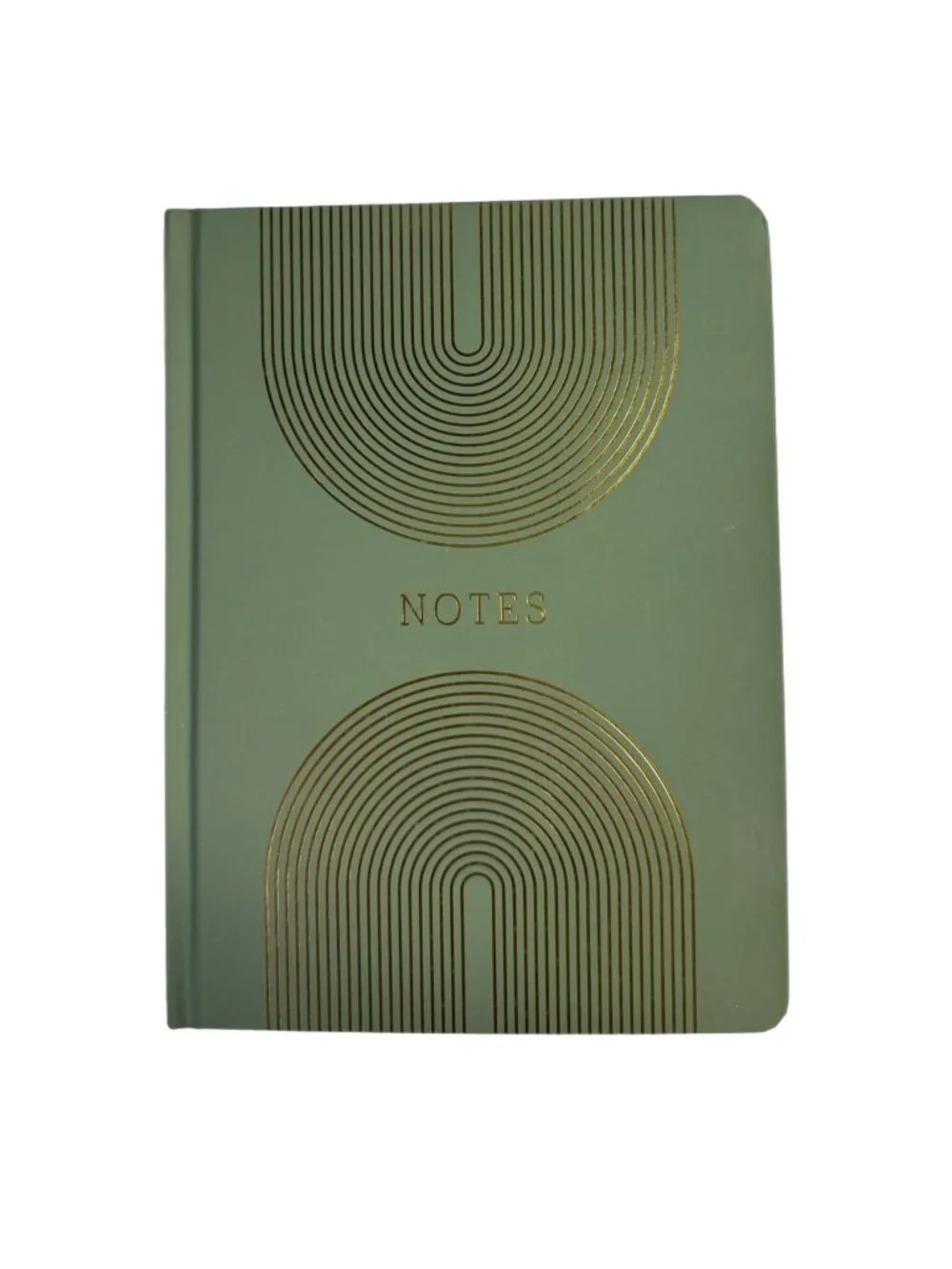 Threshold Sage Green Gold Geometric Hardcover Lined Journal 120 Sheets